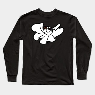 Flower Crown Ghost Long Sleeve T-Shirt